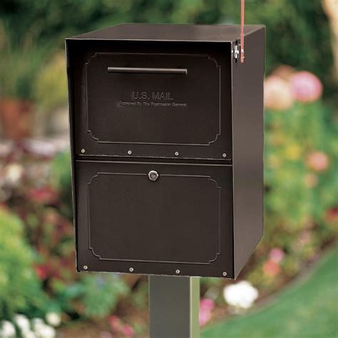 metal post boxes for sale|metal mailboxes residential.